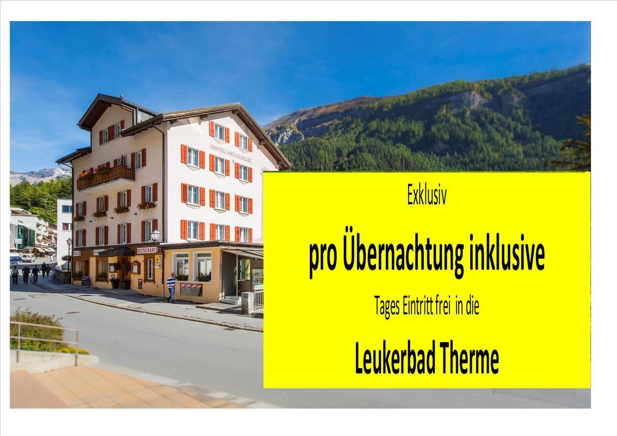 Hotel Heilquelle-Leukerbad-Therme Kültér fotó